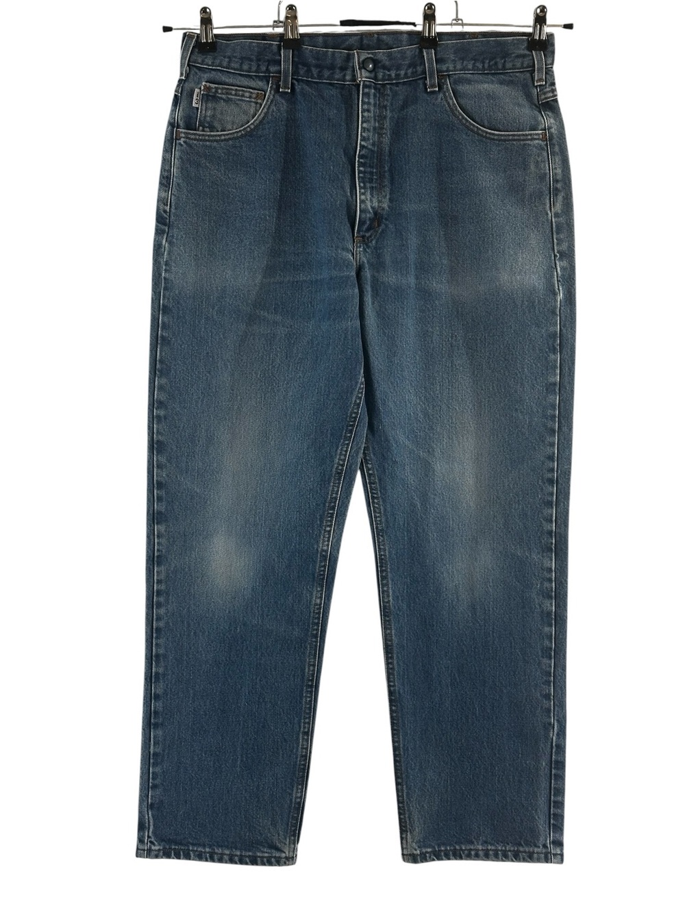 Carhartt FR Flame Resistant Relaxed Fit Jeans Distressed Workwear Denim READ